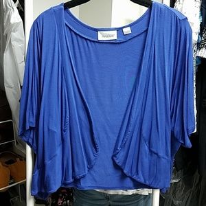 Royal Blue Shrug Jersey Knit